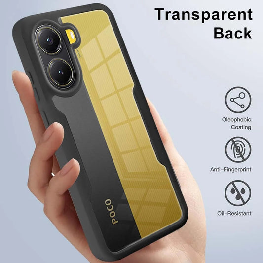 Custodia per Xiaomi Poco X7 Pro, Techsuit, ColorVerse 360, Blu
