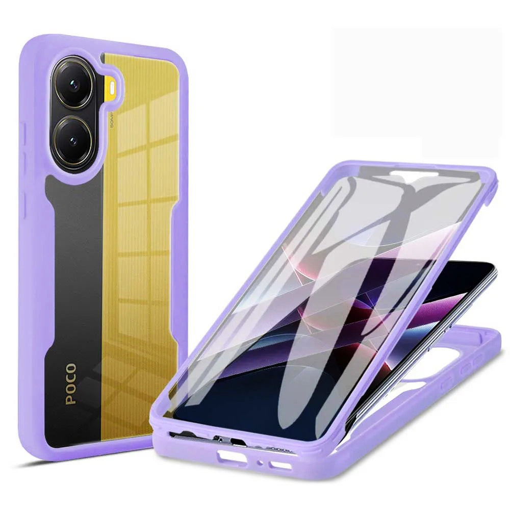 Coque pour Xiaomi Poco X7 Pro, Techsuit, ColorVerse 360, Violet