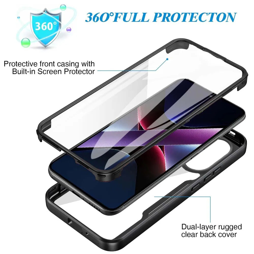 Coque pour Xiaomi Poco X7 Pro, Techsuit, ColorVerse 360, Violet