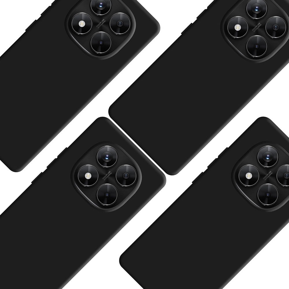 Custodia per Xiaomi Poco X7 / Redmi Note 14 Pro 5G, 3MK, Nera Opaca