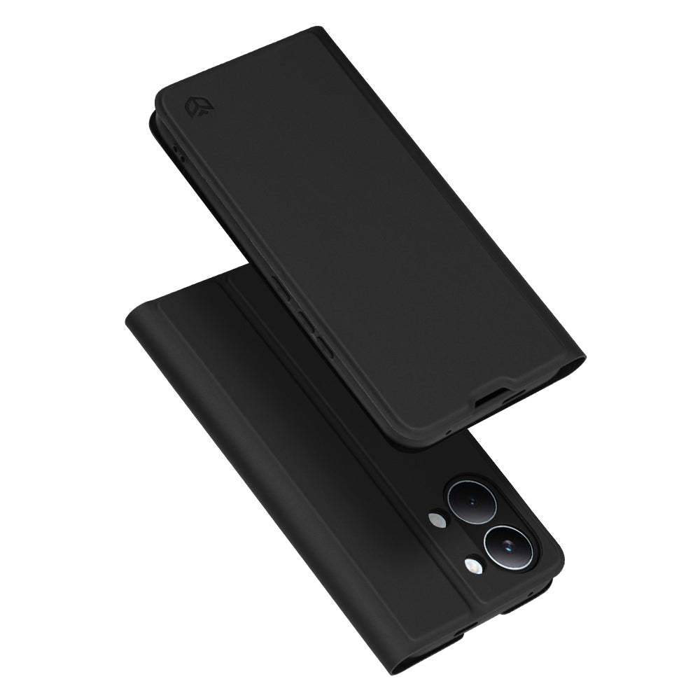Custodia per Xiaomi Poco X8 Pro Max, Techsuit, Magskin Book, Nera