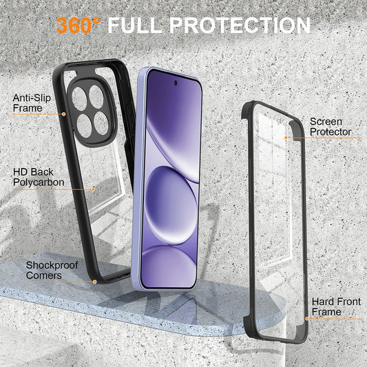 Custodia per Xiaomi Poco X8 Pro, Techsuit, ColorVerse 360, Nera