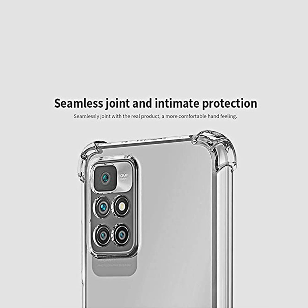 Custodia per Xiaomi Redmi 10 2022 / 10 (2021), Techsuit, Shockproof Clear, Trasparente