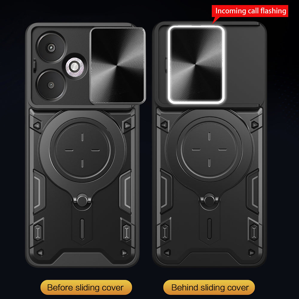 Custodia per Xiaomi Redmi 13C 5G, Techsuit, CamGuard Pro, Blu