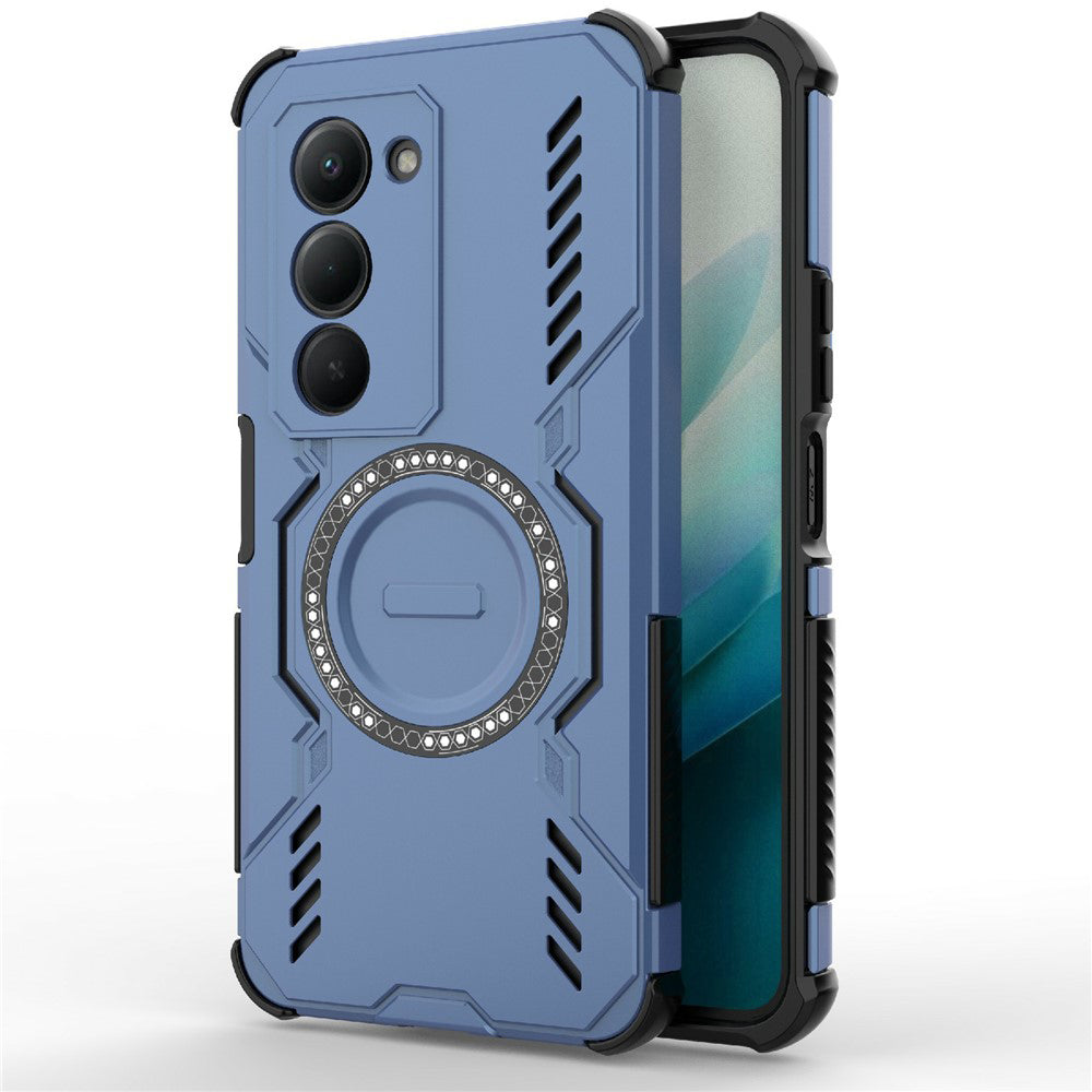 Coque MagSafe pour Xiaomi Redmi 15 5G / 15 4G, Techsuit, ArmorMag, Bleue