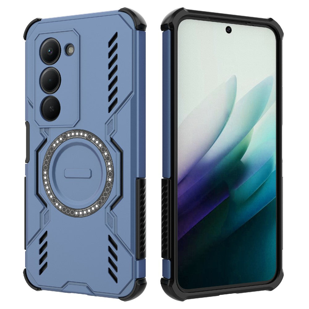 Coque MagSafe pour Xiaomi Redmi 15 5G / 15 4G, Techsuit, ArmorMag, Bleue