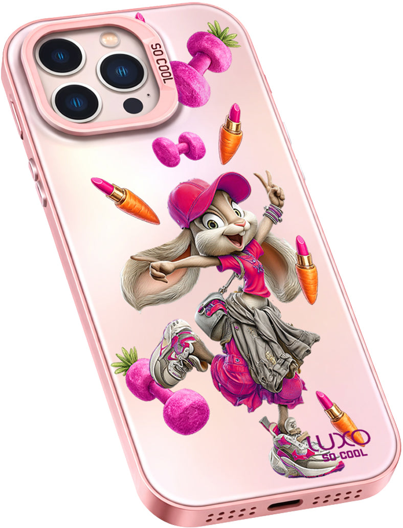 Custodia per Xiaomi Redmi 13C 5G / 13C, LUXO So CooL, ArcadiA Rabbit, Multicolore