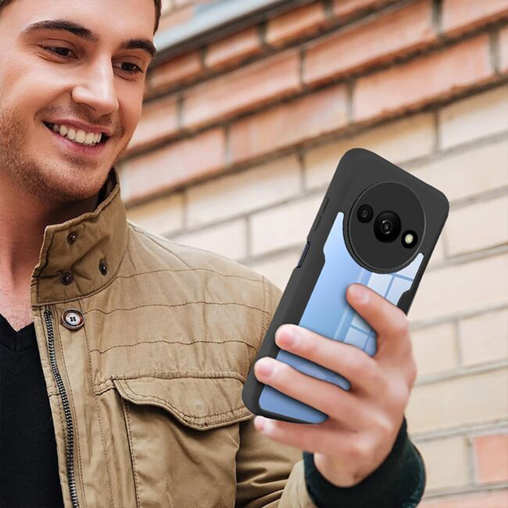 Custodia per Xiaomi Redmi A3x / A3, Techsuit, ColorVerse 360, Nera