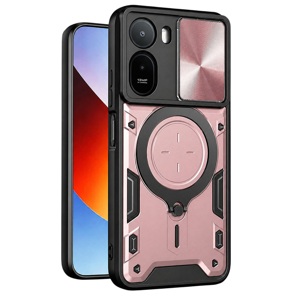 Custodia per Xiaomi Redmi A7 Pro 4G, Techsuit, CamGuard Pro, Rosa Oro