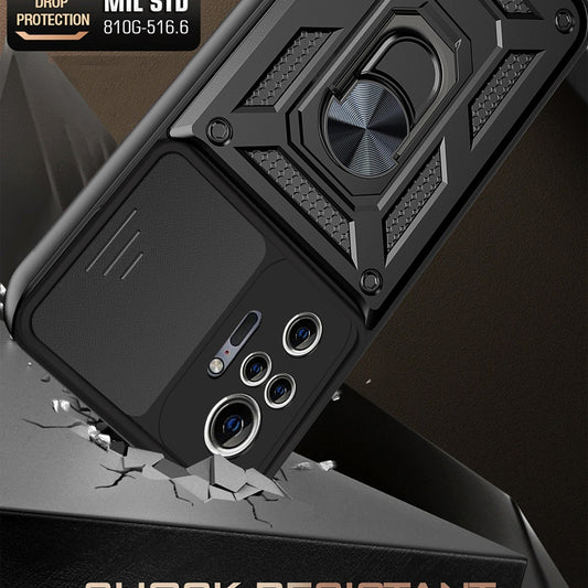 Coque pour Xiaomi Redmi Note 10 Pro Max / Note 10 Pro, Techsuit, CamShield, Noire