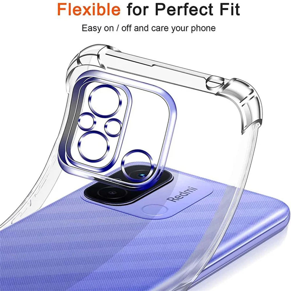 Custodia per Xiaomi Redmi Note 12 Pro 4G / Note 11 Pro 5G / Note 11 Pro, Techsuit, Shockproof Clear, Trasparente
