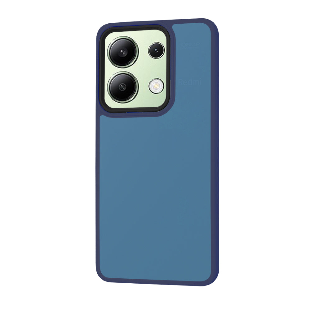 Custodia per Xiaomi Redmi Note 13 4G, Techsuit, HaloFrost, Blu scuro