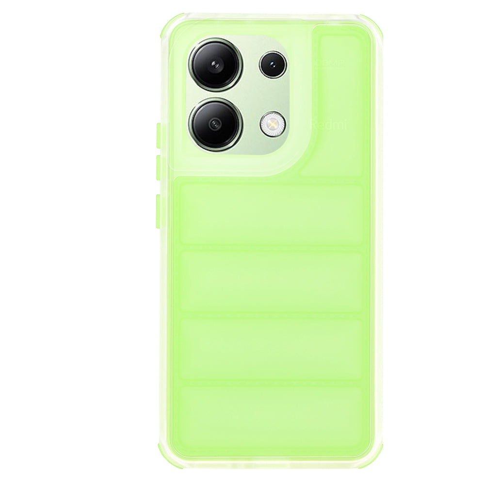 Custodia per Xiaomi Redmi Note 13 4G, Techsuit, Wave Shield, Verde