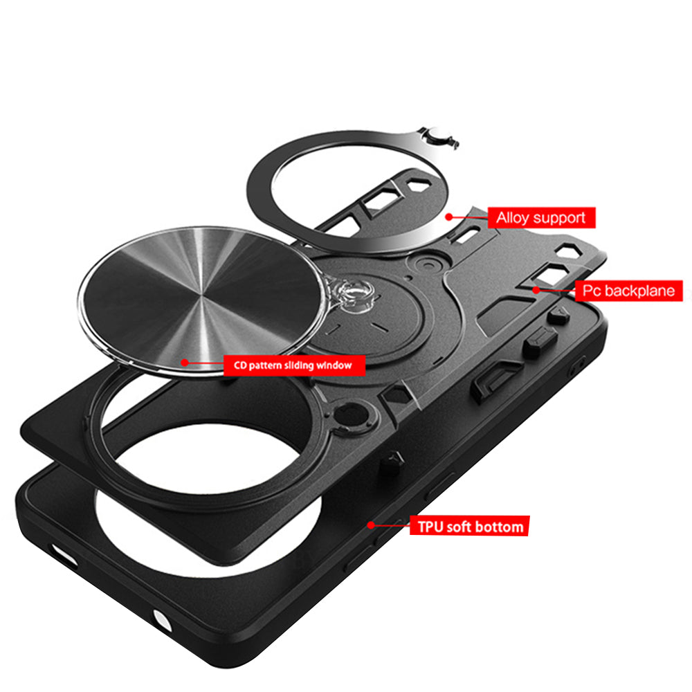 Custodia per Xiaomi Redmi Note 14 4G (Regionale), Techsuit, CamGuard Pro, Nera