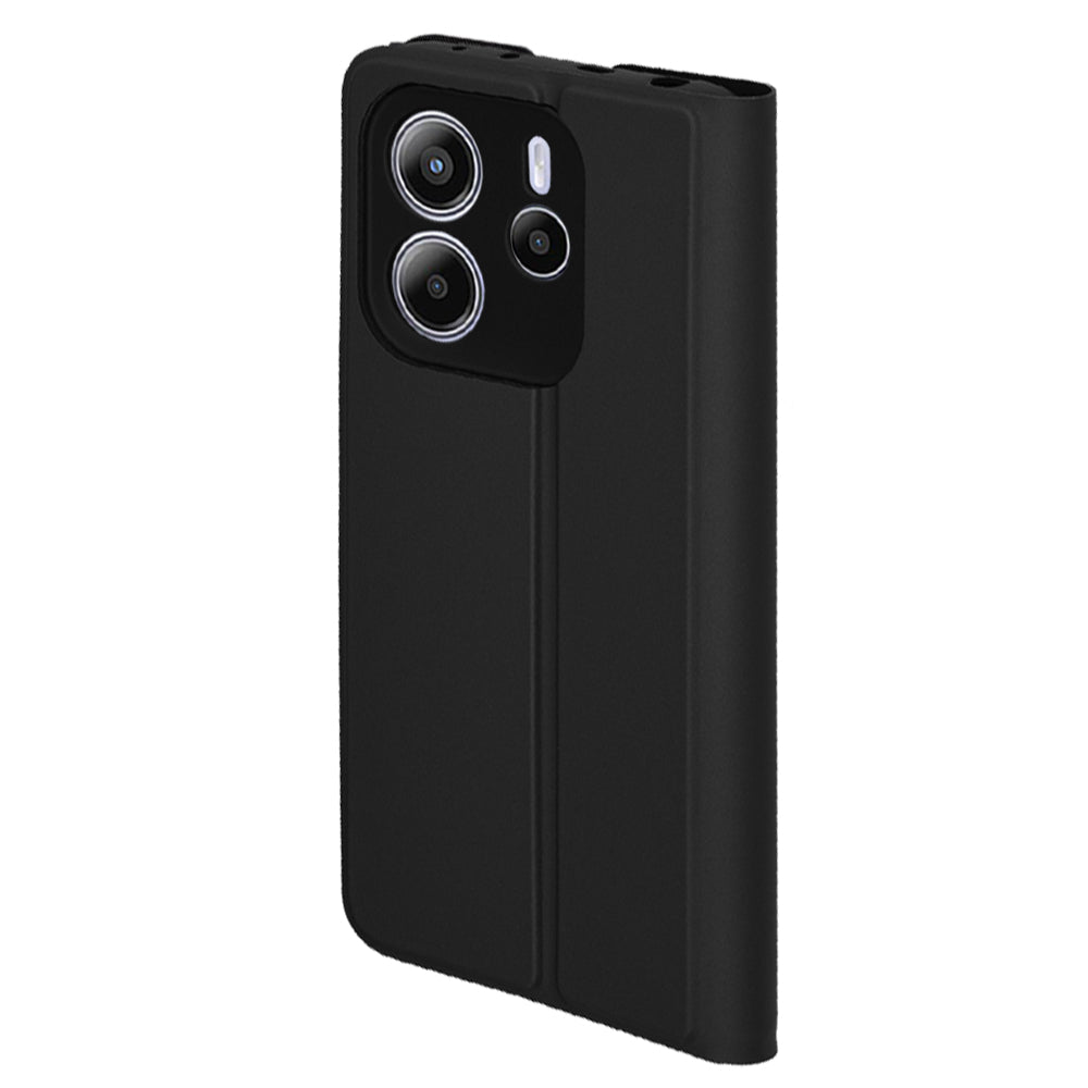 Coque pour Xiaomi Redmi Note 14 4G (Régional), Techsuit, Magskin Book, Noire