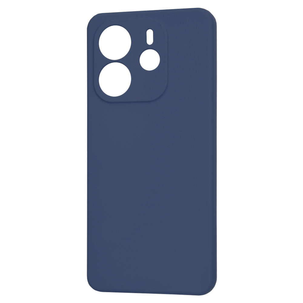 Custodia per Xiaomi Redmi Note 14 4G (Standard), Techsuit, SoftFlex, Blu scuro
