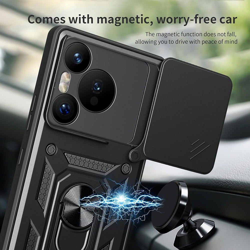 Custodia per Xiaomi Redmi Note 14 5G, Techsuit, CamShield, Blu