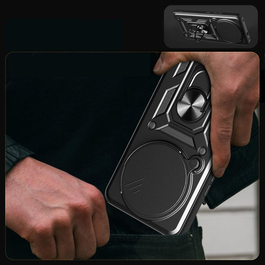 Custodia per Xiaomi Redmi Note 14 Pro 4G, Techsuit, CamShield, Nera
