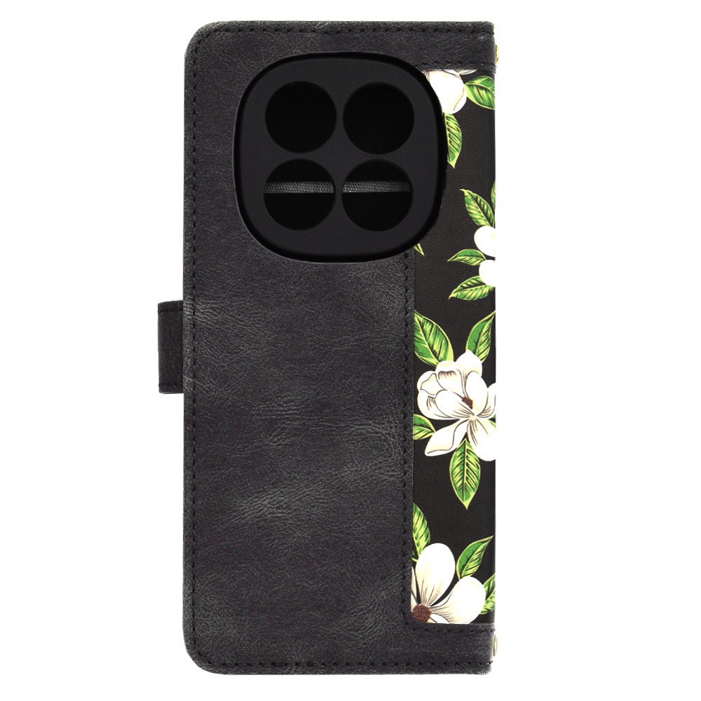Custodia per Xiaomi Redmi Note 14 Pro 4G, Techsuit, FlipCraft, Nera