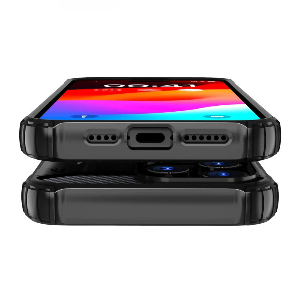 Coque pour Xiaomi Redmi Note 14 Pro+ 5G, Techsuit, Hybrid Armor, Noire