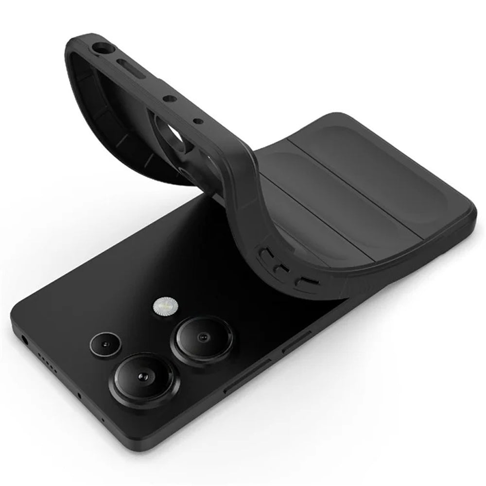 Custodia per Xiaomi Redmi Note 14S, Techsuit, Magic Shield, Nera