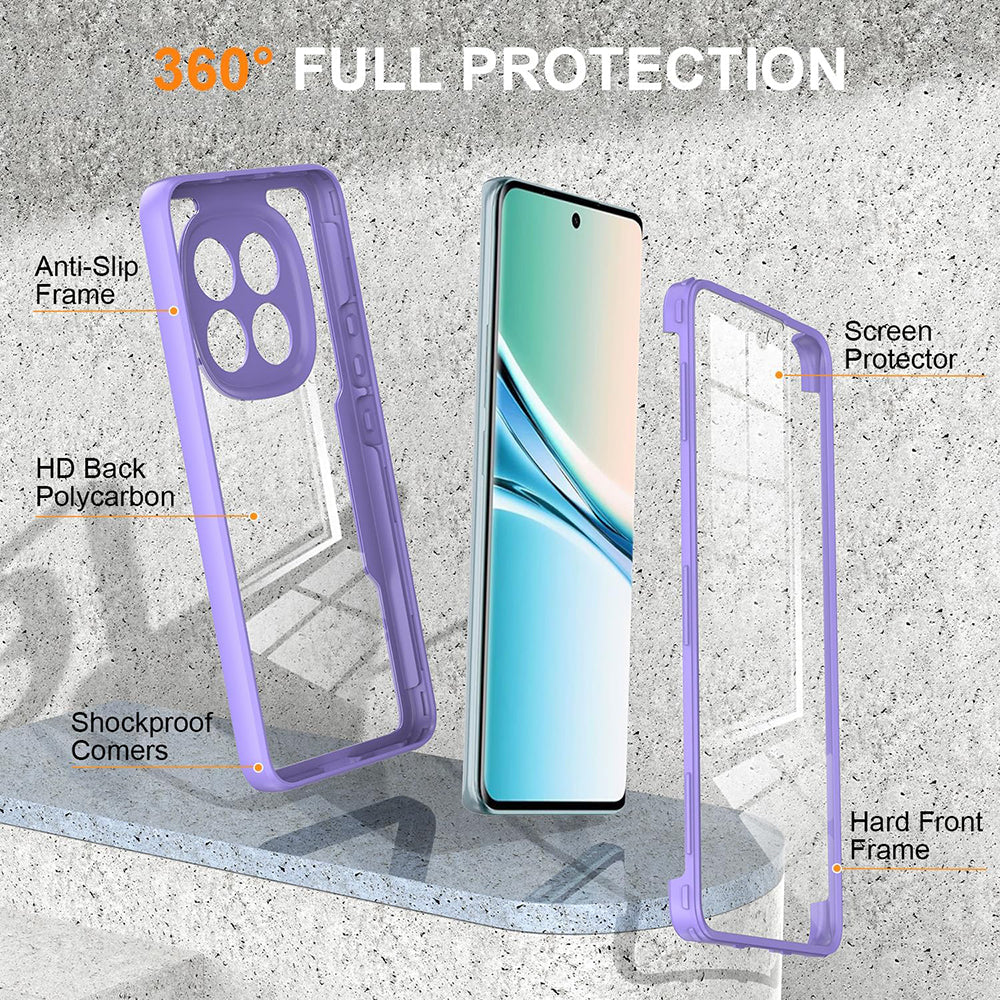 Hülle für Xiaomi Redmi Note 15 4G, Techsuit, ColorVerse 360, Lila