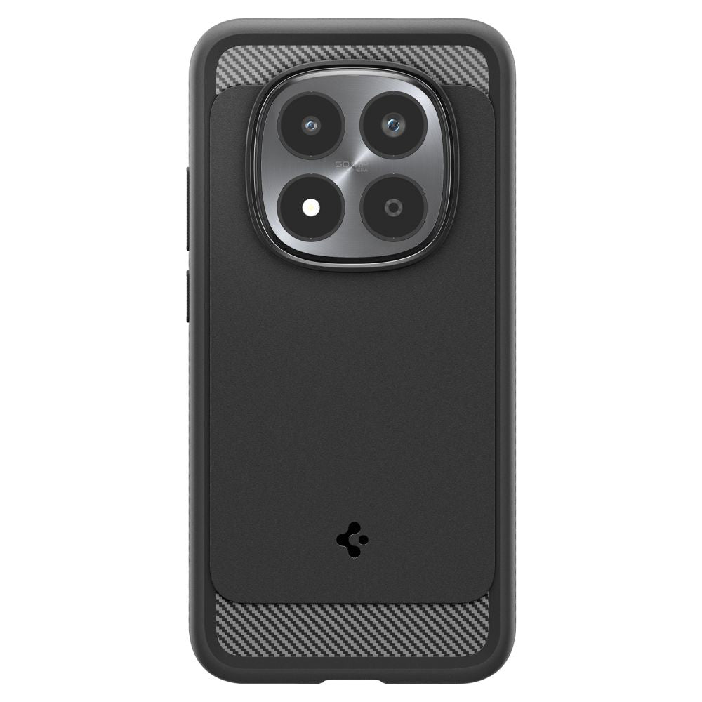 Étui pour Xiaomi Redmi Note 15 Pro 5G, Spigen, Rugged Armor, Noir Mat ACS10460