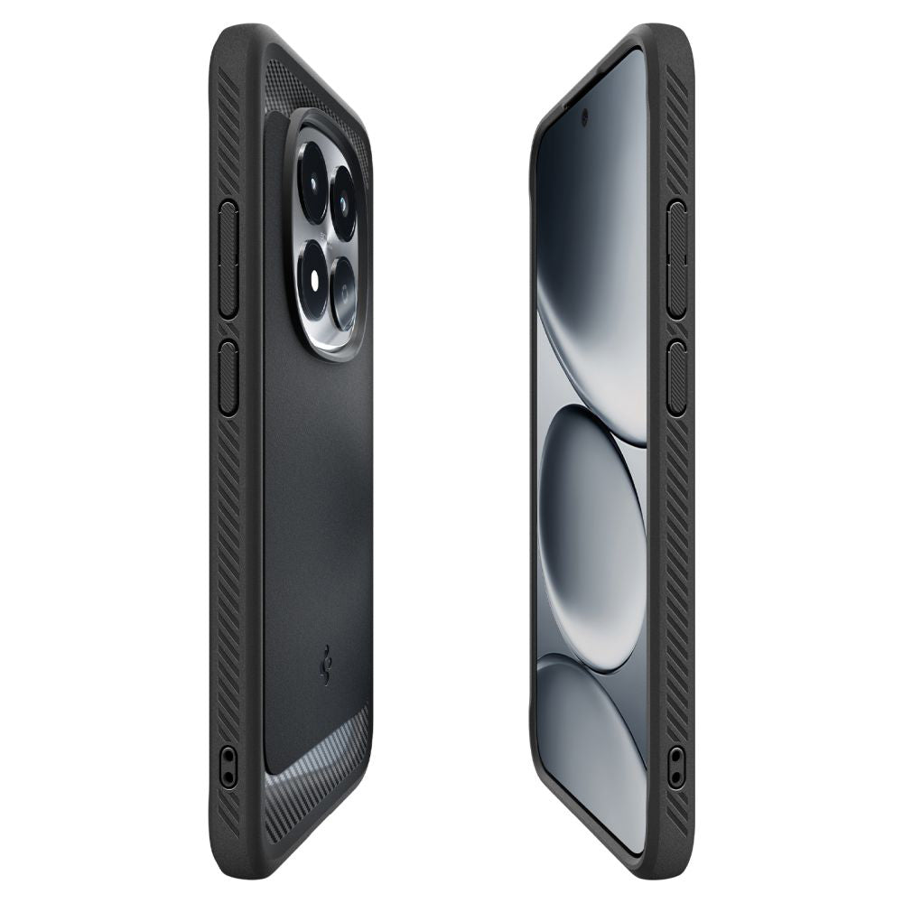 Étui pour Xiaomi Redmi Note 15 Pro 5G, Spigen, Rugged Armor, Noir Mat ACS10460