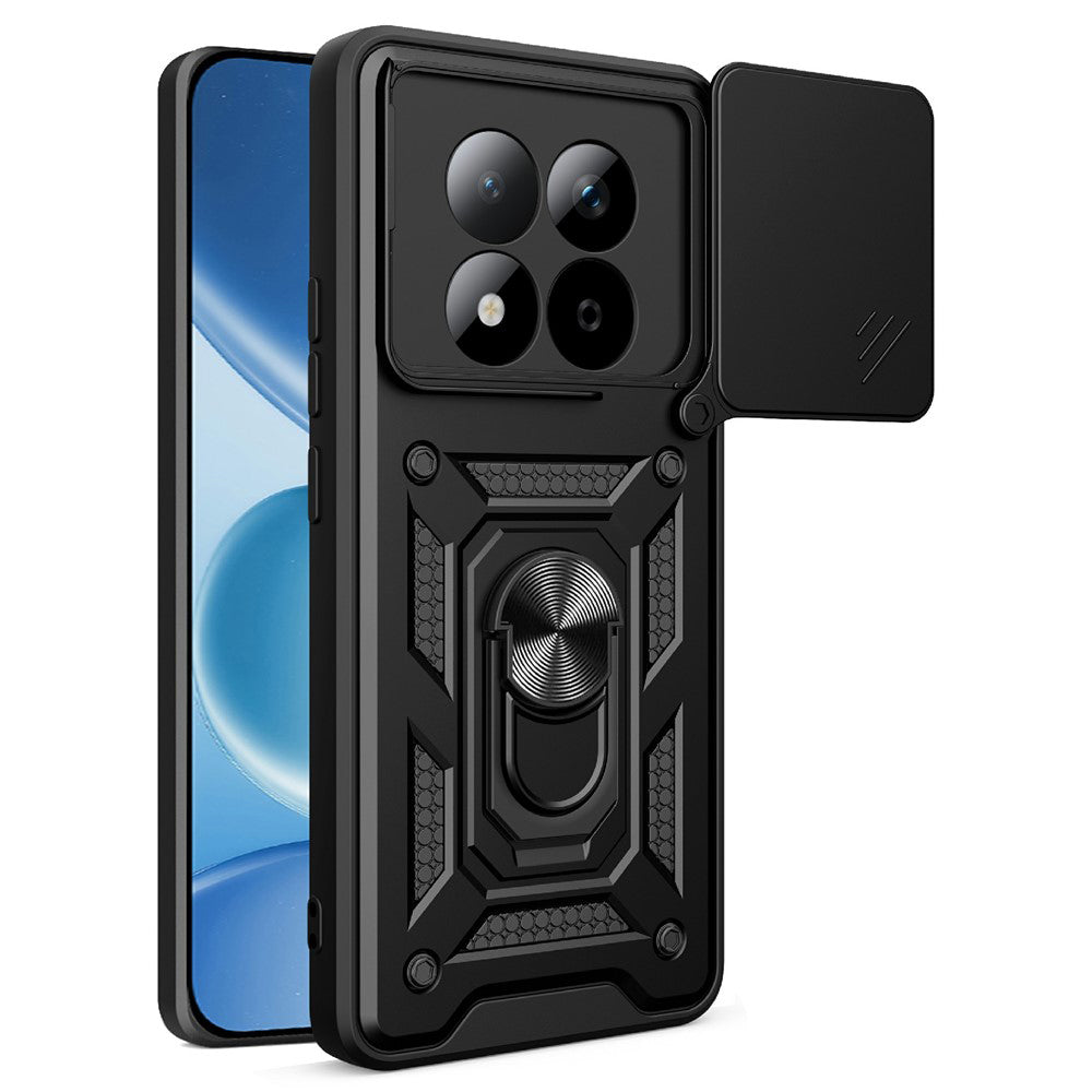 Étui pour Xiaomi Redmi Note 15 Pro 5G, Techsuit, CamShield, Noir