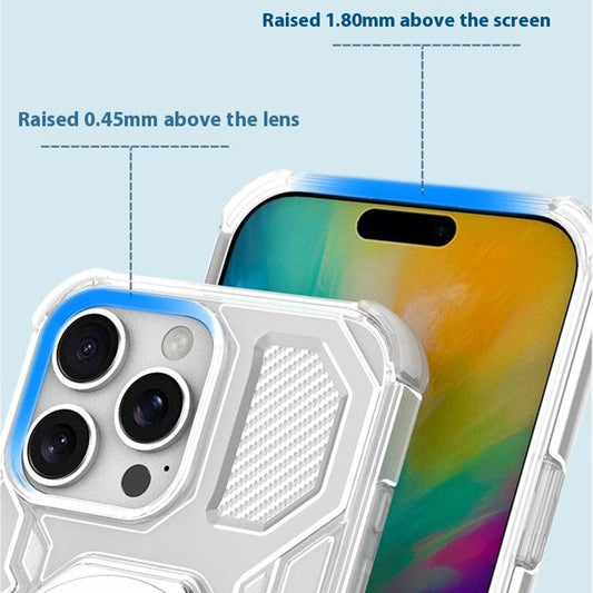 Étui pour Xiaomi Redmi Note 15 Pro 5G, Techsuit, Carbon Shield Pro, Blanc