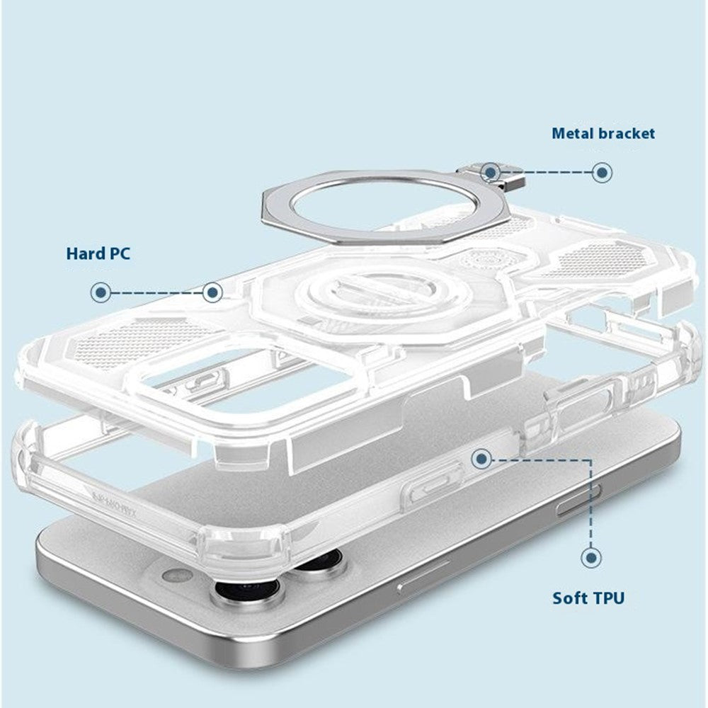 Custodia per Xiaomi Redmi Note 15 Pro 5G, Techsuit, Carbon Shield Pro, Fumé