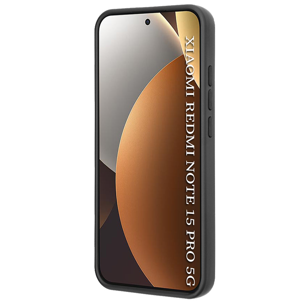 Custodia per Xiaomi Redmi Note 15 Pro 5G, Techsuit, Glinth, Nera