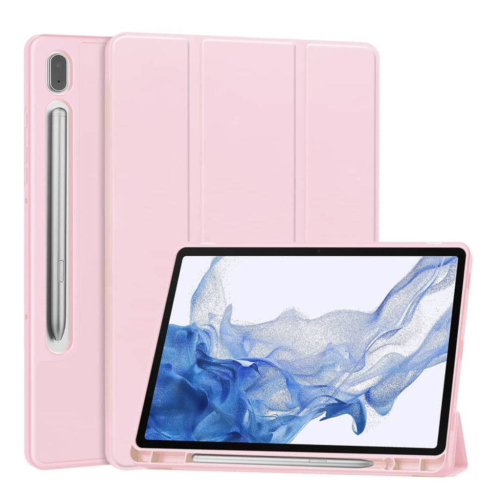 Custodia per Xiaomi Redmi Pad 2, Techsuit, Flex Trifold, Rosa
