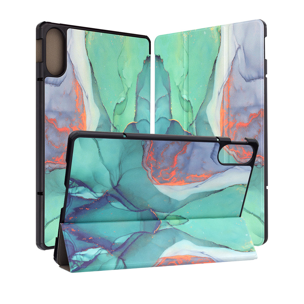 Custodia per Xiaomi Redmi Pad Pro / Pad / Pad Pro 5G, Techsuit, FoldPro Green Time, Multicolore