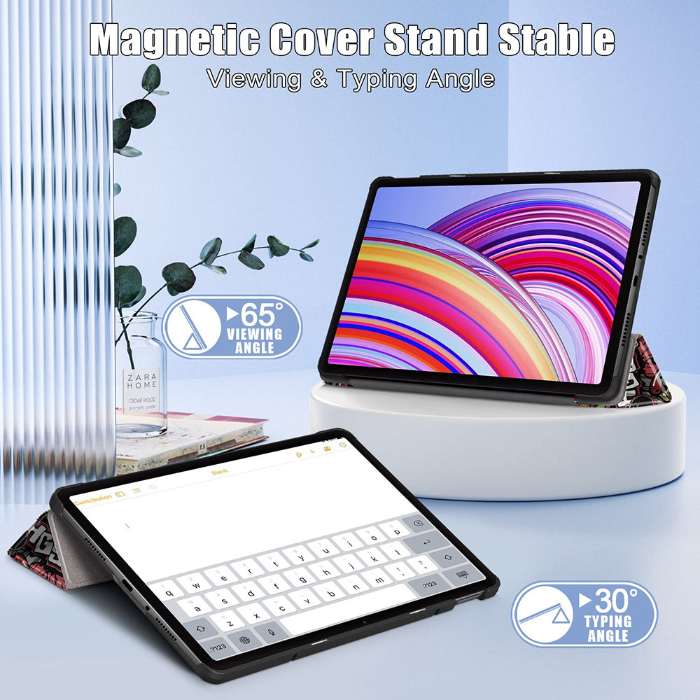 Custodia per Xiaomi Redmi Pad Pro / Pad / Pad Pro 5G, Techsuit, FoldPro Urban Vibe, Multicolore