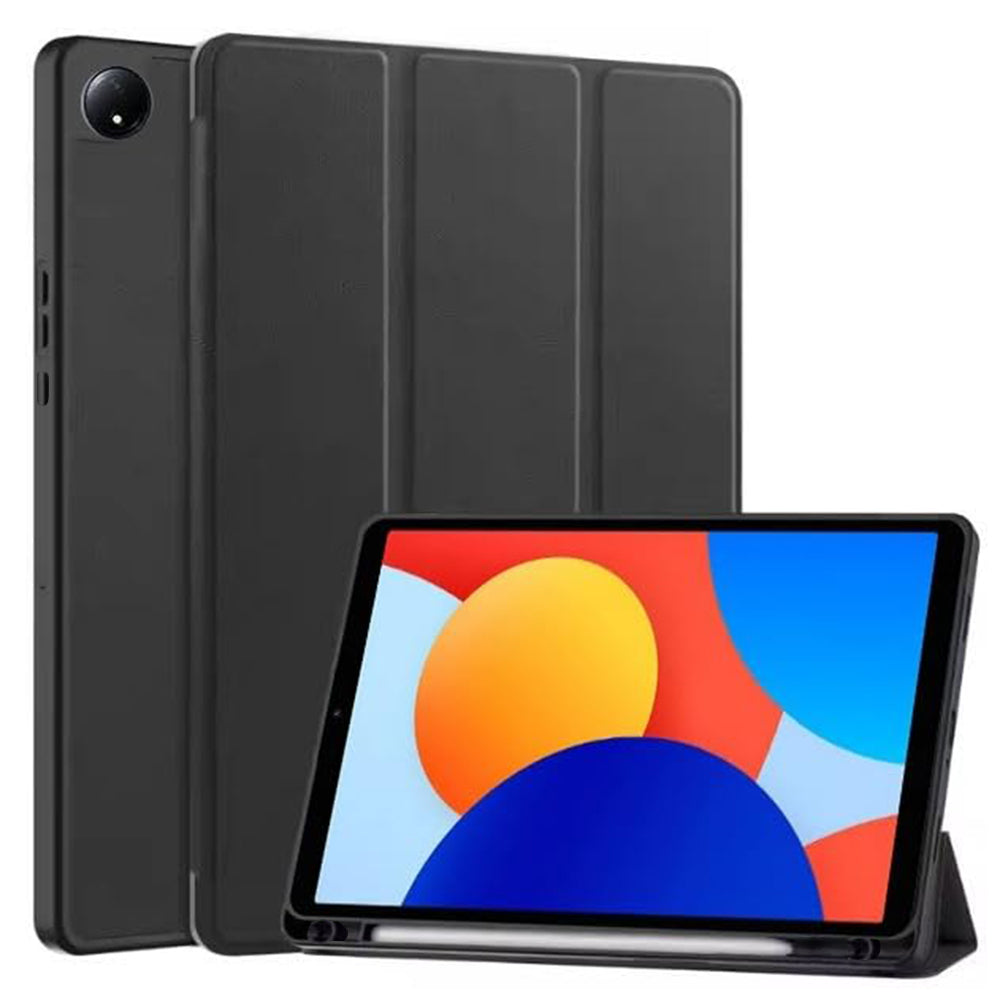 Custodia per Xiaomi Redmi Pad SE 8.7, Techsuit, Flex Trifold, Nera