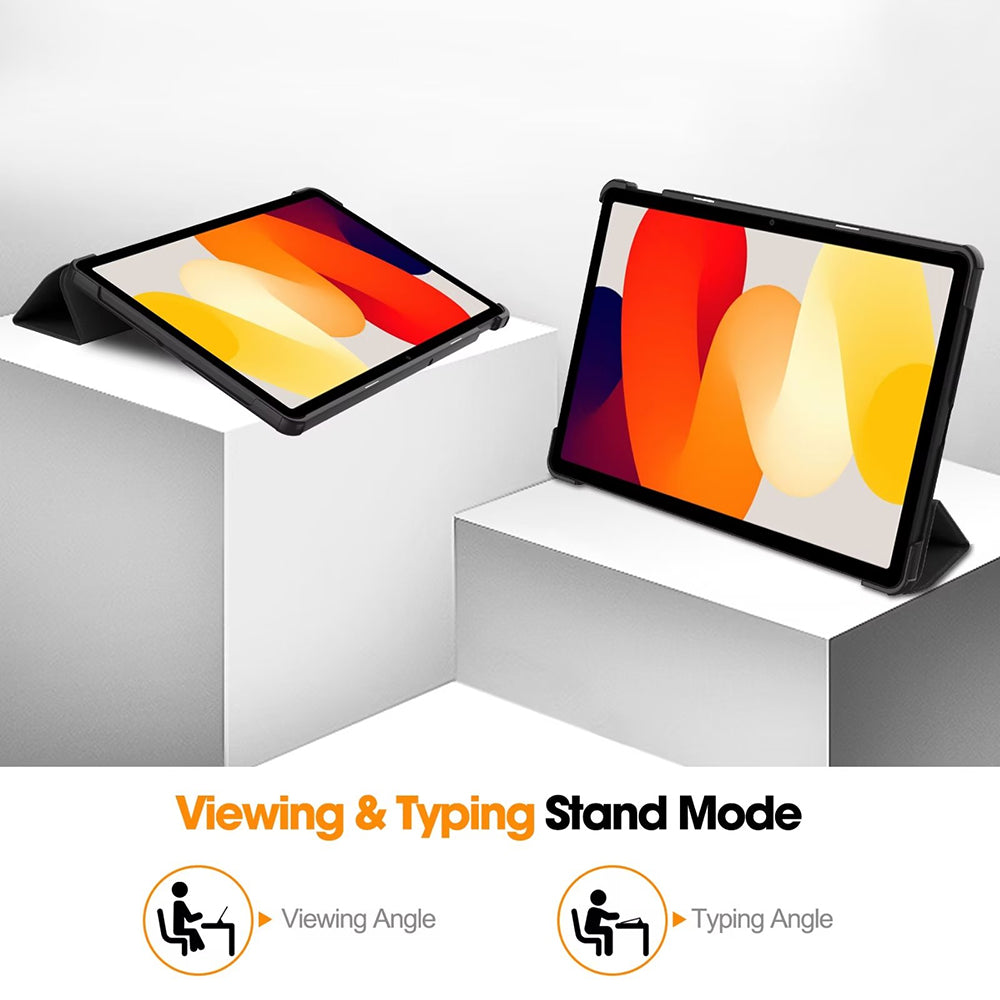 Custodia per Xiaomi Redmi Pad SE, Techsuit, FoldPro Butterfly, Multicolore