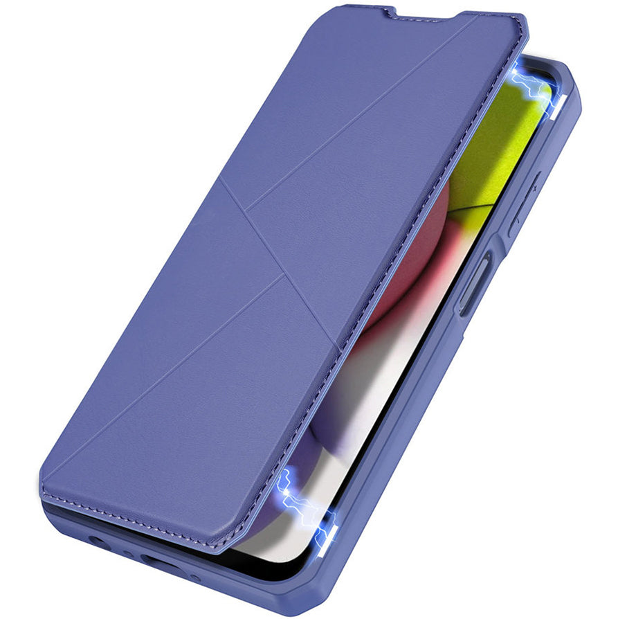 Custodia per Samsung Galaxy A03s A037, DUX DUCIS, Skin X, Blu