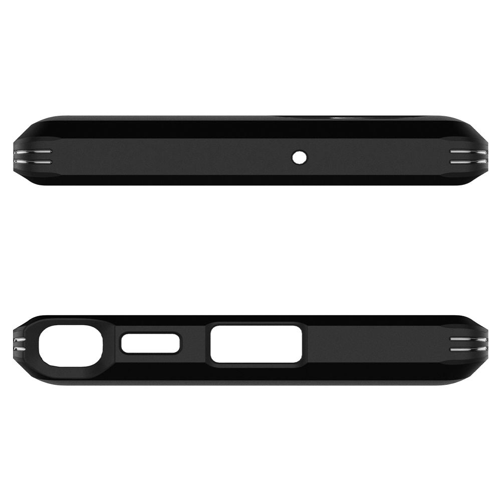 Custodia per Samsung Galaxy S22 Ultra 5G S908, Spigen, Tough Armor, Nera ACS03923