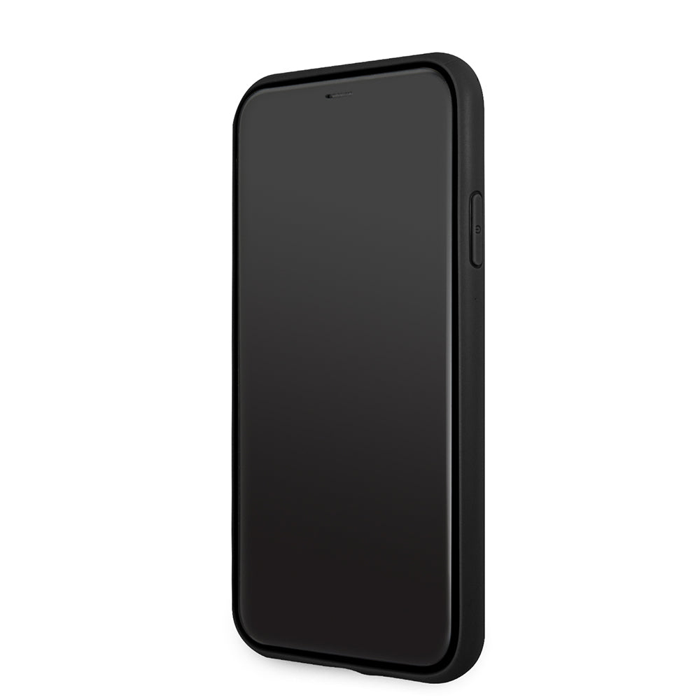 Custodia per Apple iPhone 11, Guess, 4G Metal Logo, Grigio
