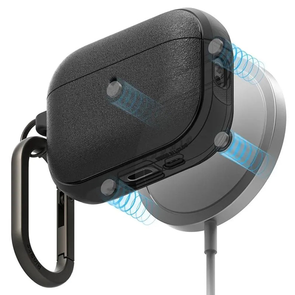 Étui Ringke Onyx Magnetic pour Apple AirPods Pro 3, Noir