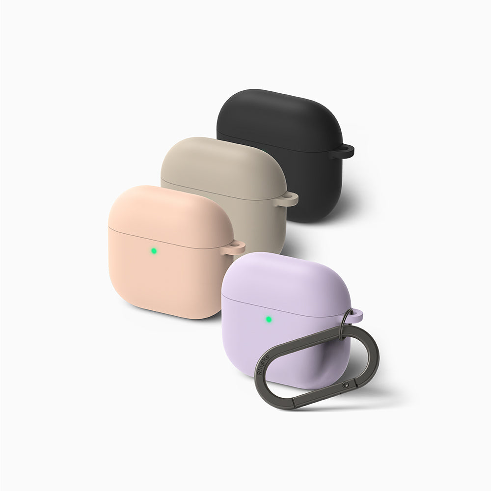 Custodia Ringke per Apple AirPods 4, Viola Chiaro