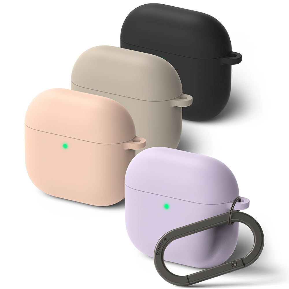 Custodia Ringke per Apple AirPods 4, Viola Chiaro