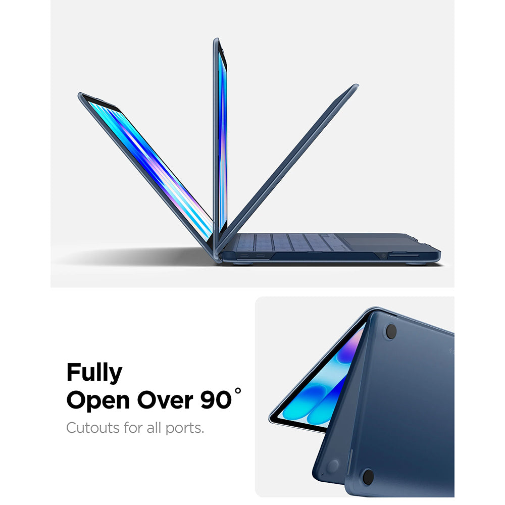 Coque Spigen Airskin pour Apple MacBook Neo 13 pouces, Indigo Satiné ACS11814
