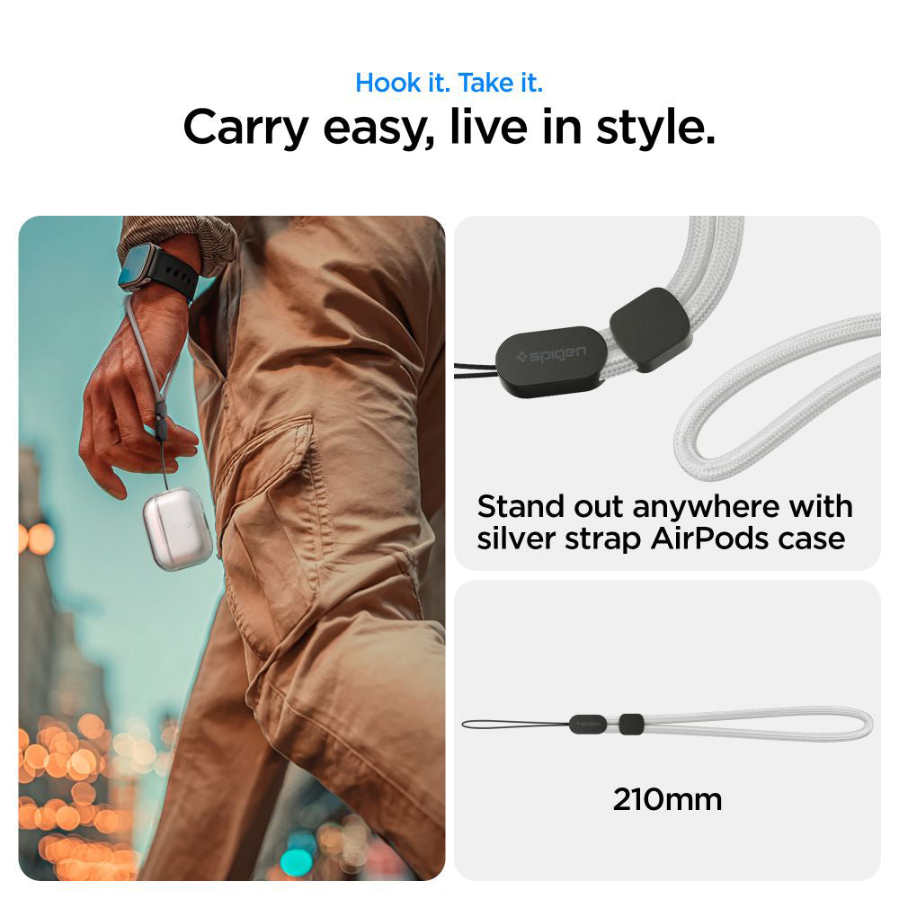 Custodia Spigen Liquid Crystal per Apple AirPods Pro 3, Trasparente ACS10019