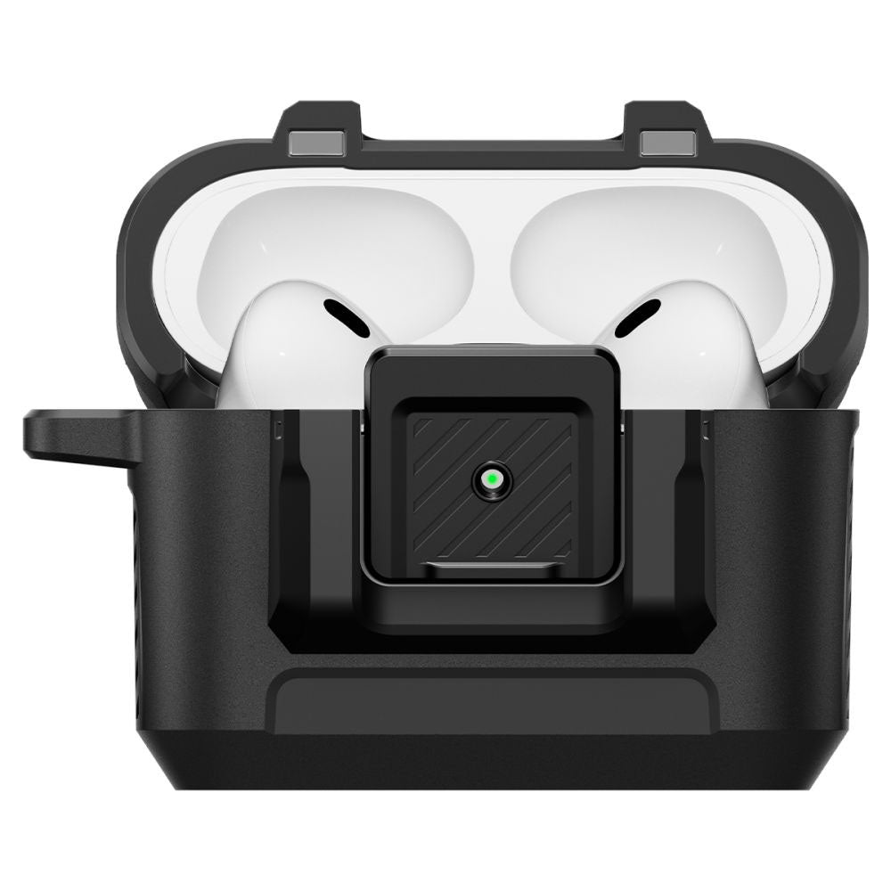 Étui Spigen Lock Fit pour Apple AirPods Pro 3, Noir Mat ACS09825