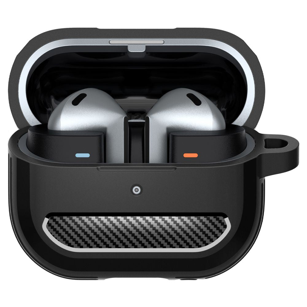 Spigen Rugged Armor Hülle für Samsung Galaxy Buds3 FE / Buds3 Pro / Buds3, Schwarz ACS08330