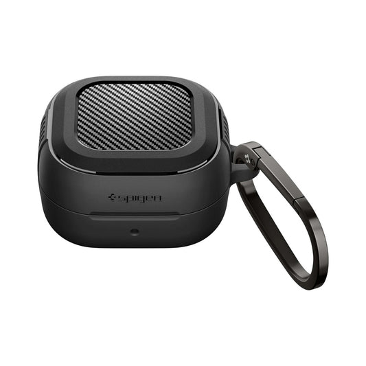 Étui Spigen Rugged Armor pour Samsung Galaxy Buds4 / Buds4 Pro, Noir Mat ACS11200
