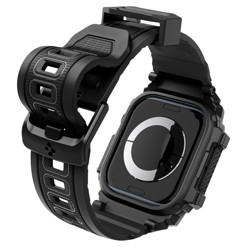 Étui Spigen Rugged Armor Pro pour Apple Watch Series 10 42mm, Noir Mat ACS08591