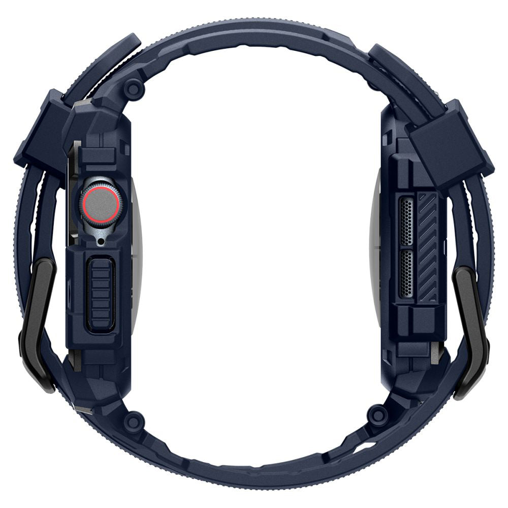Custodia Spigen Rugged Armor Pro per Apple Watch Series 10 46mm, Blu Navy